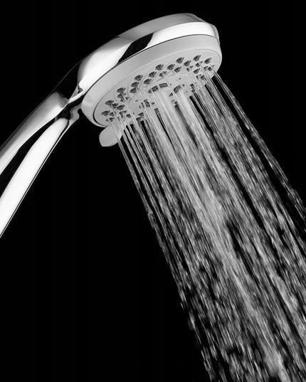 Dušo galvutė su „Stop“ funkcija EcoVand AQS – taupo iki 62 % vandens, 6 l/min
