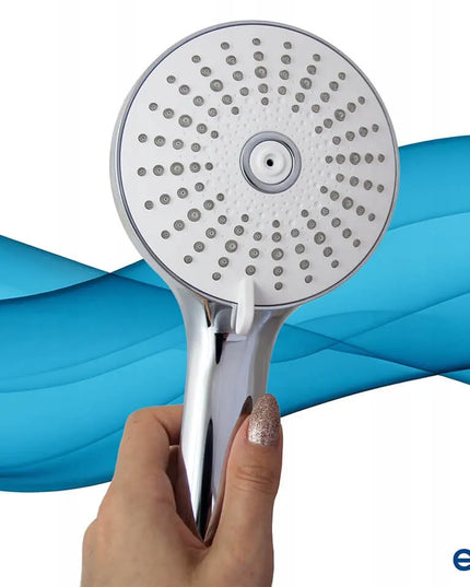 Dušo galvutė su turbina ECOVAND IMPACT taupanti -65% vandens 5.7 L/M