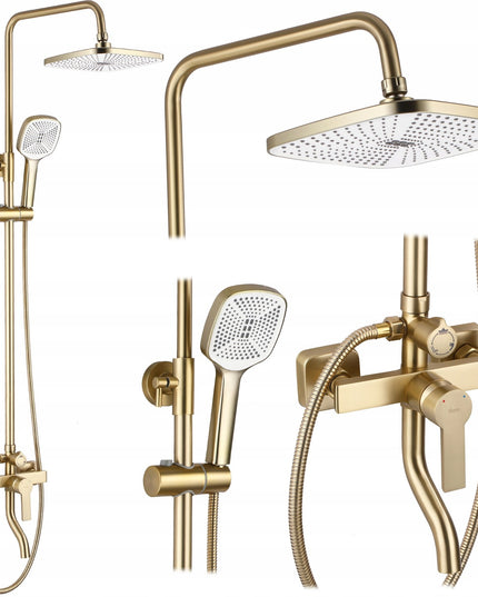 Dušo Rinkinys su Maišytuvu ARGUS BRUSH GOLD