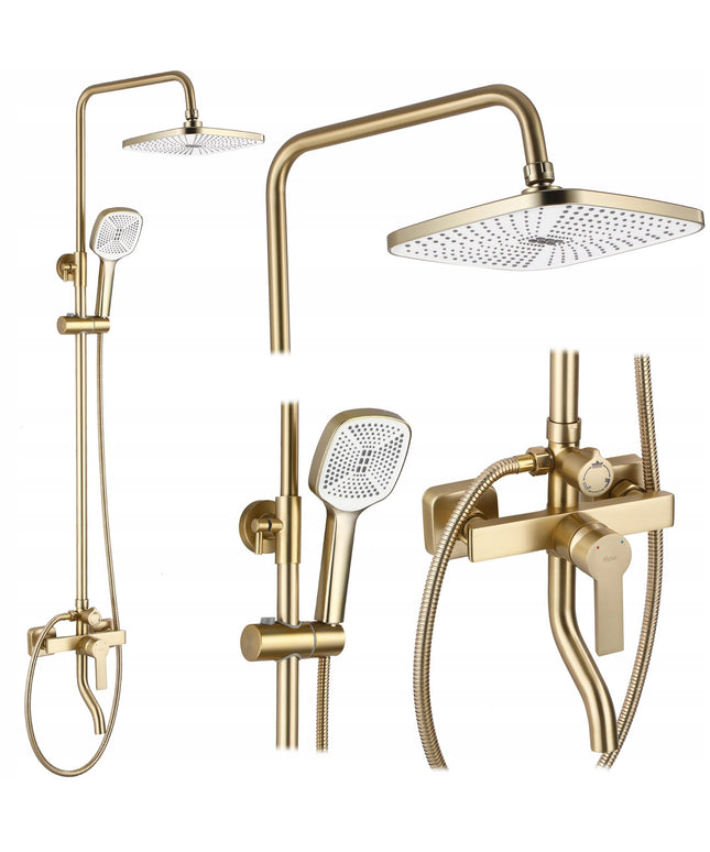 Dušo Rinkinys su Maišytuvu ARGUS BRUSH GOLD