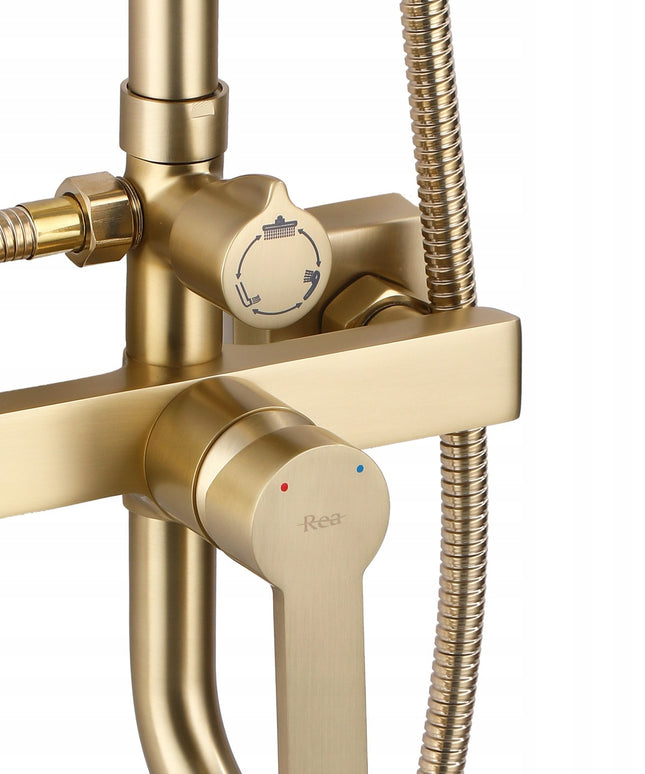 Dušo Rinkinys su Maišytuvu ARGUS BRUSH GOLD