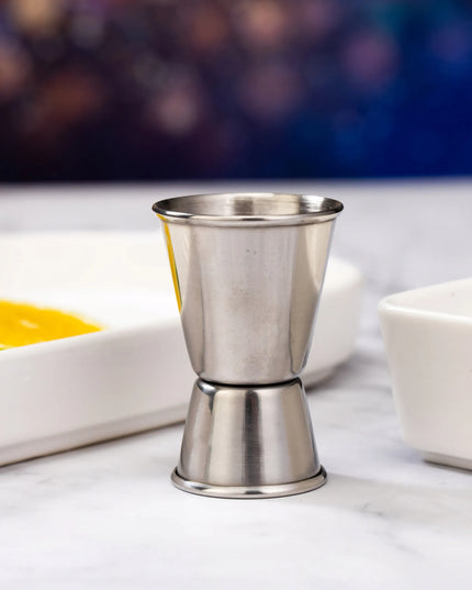 Dvipusis baro matavimo indelis 15/30 ml su užapvalintais kraštais