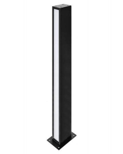 Dvipusis pastatomas 60 cm LED sodo šviestuvas-stulpelis, 4000K, juodas