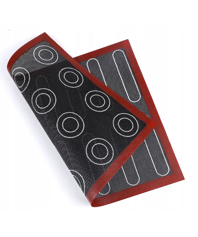 Dvipusis silikoninis kepimo kilimėlis su mikroperforacija 30x40 cm