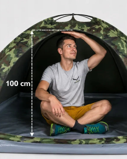 Dvivietė turistinė palapinė Jack Mors su tropiku 3000mm, kamufliažinė