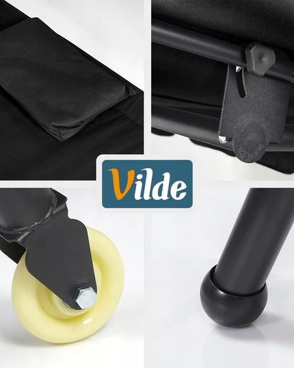 Dvivietis sodo gultas su stogeliu XXL Vilde