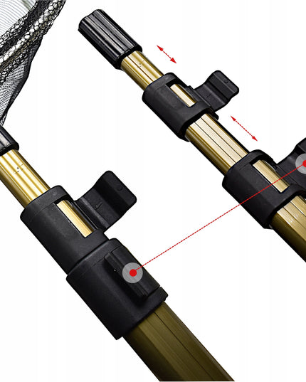 Teleskopinis meškeriojimo graibštas itin ilgas 335 cm
