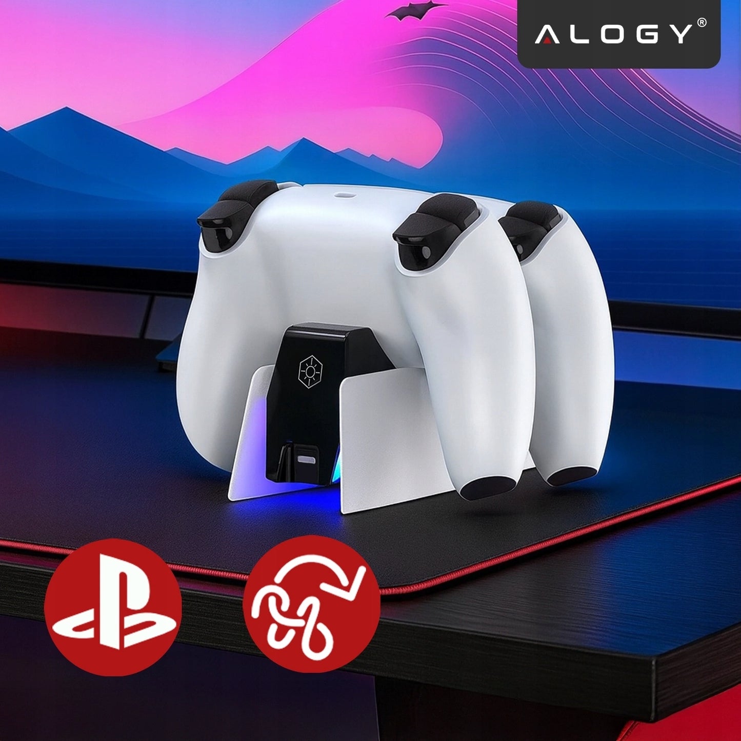 DualSense PS5 pultelių įkrovimo stotelė