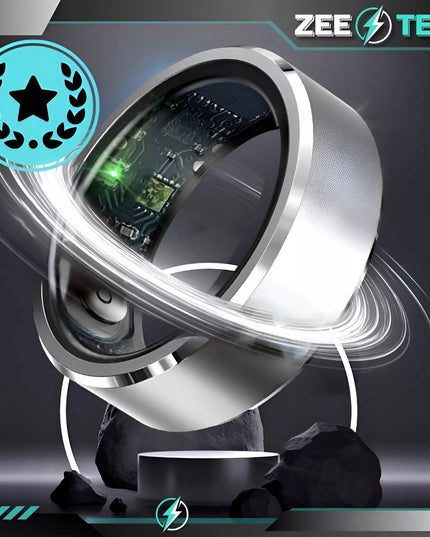 SMART RING Išmanusis žiedas Širdies ritmas Kraujospūdis Miego sporto SMARTRING