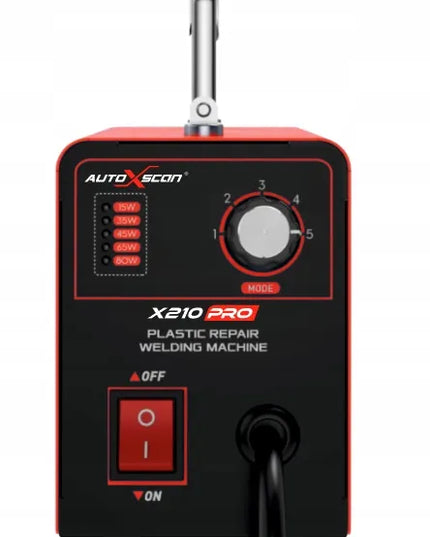AutoXscan X210PRO plastiko suvirinimo aparatas su kabėmis, pilnas komplektas