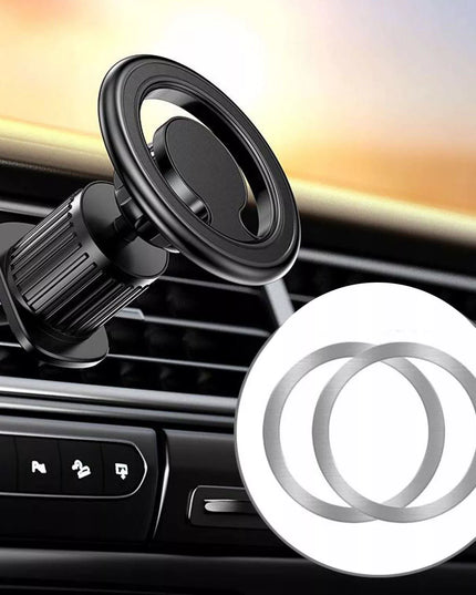 Alogy MagSafe telefono laikiklis į automobilio groteles su galingu magnetu