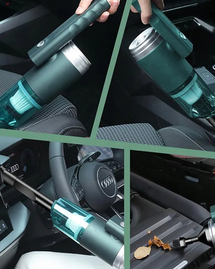 Verk Group belaidis rankinis automobilinis dulkių siurblys 120 W, akumuliatorinis, automobiliui ir namams