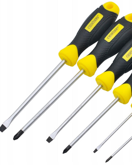 Magnetiniai atsuktuvai su antikorozine danga, 6 vnt. rinkinys