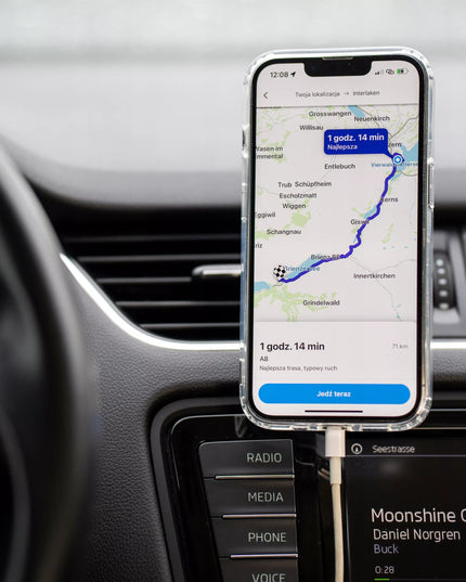 MAGNETYCZNY UCHWYT SAMOCHODOWY NA TELEFON DO MAGSAFE NA KRATKĘ NAWIEWU MAG HOLDER