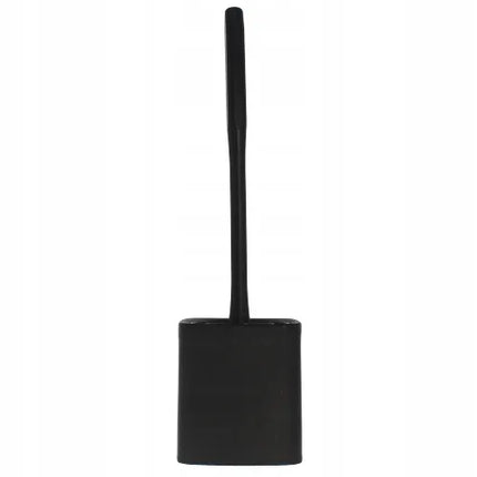 EASYFORM silikoninis tualeto šepetys su stovu, juodas, 34,8 cm