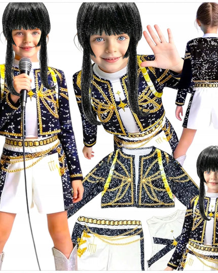 K-pop demonų medžiotojų kostiumas mergaitėms „Zoey Rumi Mira“