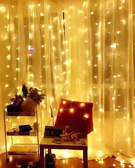 Heckermann šviesos užuolaida, 300 LED, 3 × 3 m, šiltai balta