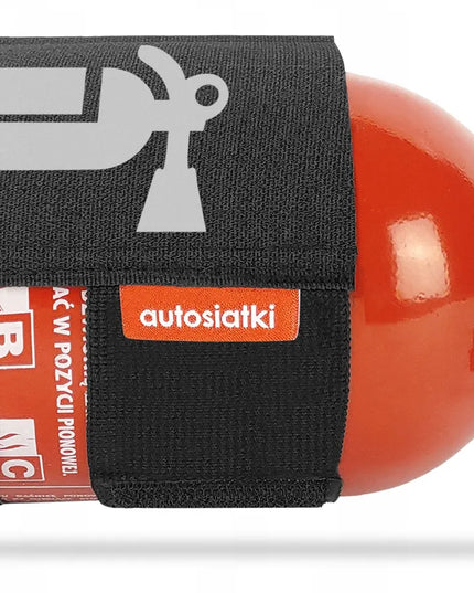 Automobilinis gesintuvas 1 kg su UG2 lipukiniu laikikliu apmušalams, šviesą atspindintis