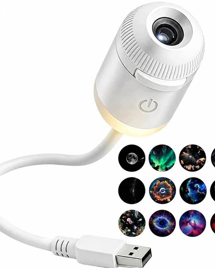 Žvaigždėto dangaus projektorius „Galaxy“ 12 viename, naktinė lempa