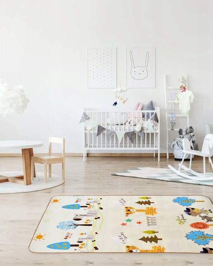 EDUKACINIS PUTŲ KILIMĖLIS MIESTAS GATVĖS 120 X 180 CM STORAS XXL