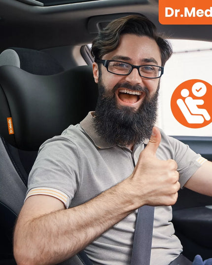 Pagalvėlė automobiliui, biurui, kaklui, galvai ant sėdynės, atlošo DR.MEDIC