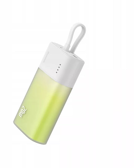 BASEUS 20W 5200mAh išorinė baterija su integruotu Lightning laidu