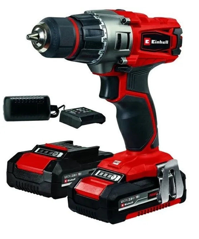 Einhell akumuliatorinis gręžtuvas-suktuvas TE-CD 18/2 Li 2x2Ah PXC
