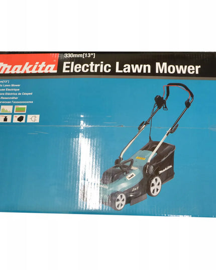 Elektrinė vejapjovė 1200W, pjovimo plotis 33cm, 30l, Makita [ELM3320]