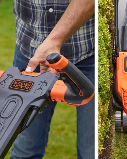 Elektrinė vejapjovė 38 cm, 1600W, Black+Decker [BEMW471ES-QS]