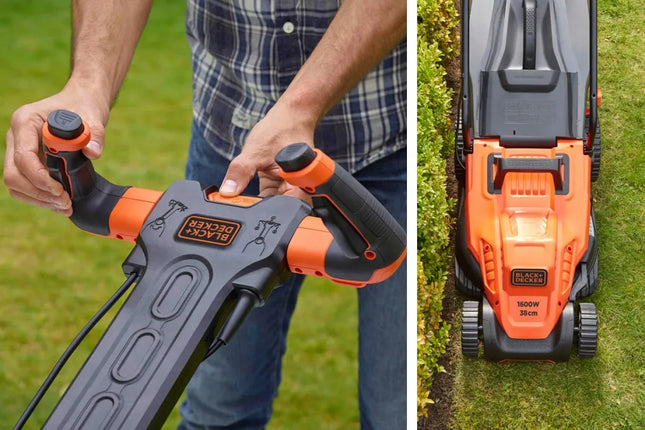 Elektrinė vejapjovė 38 cm, 1600W, Black+Decker [BEMW471ES-QS]
