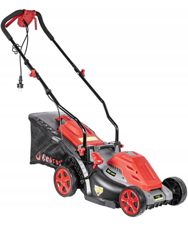 Elektrinė vejapjovė Cedrus KE34 1400W 34 cm su 35 l krepšiu