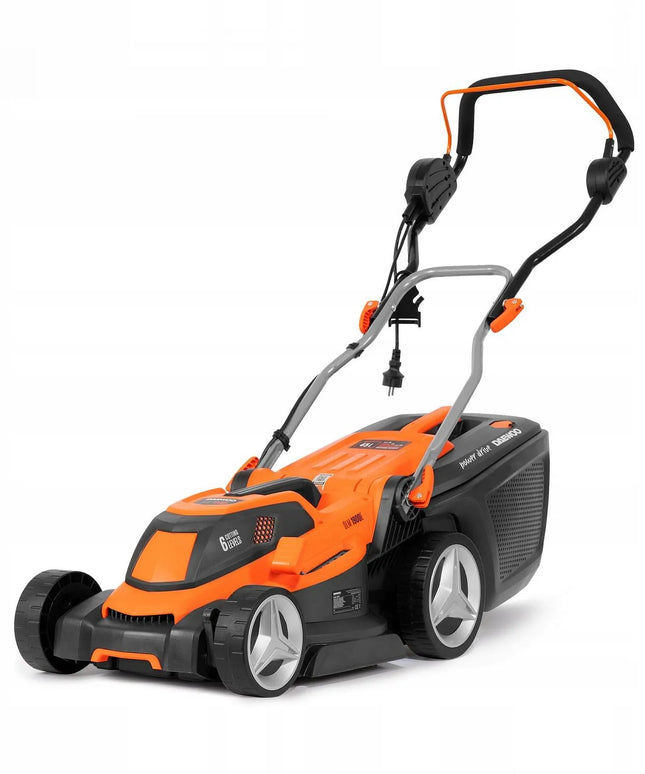 Elektrinė vejapjovė DAEWOO DLM 1900E 1600 W, 38 cm, 45 l žolės surinkimo krepšys ABS