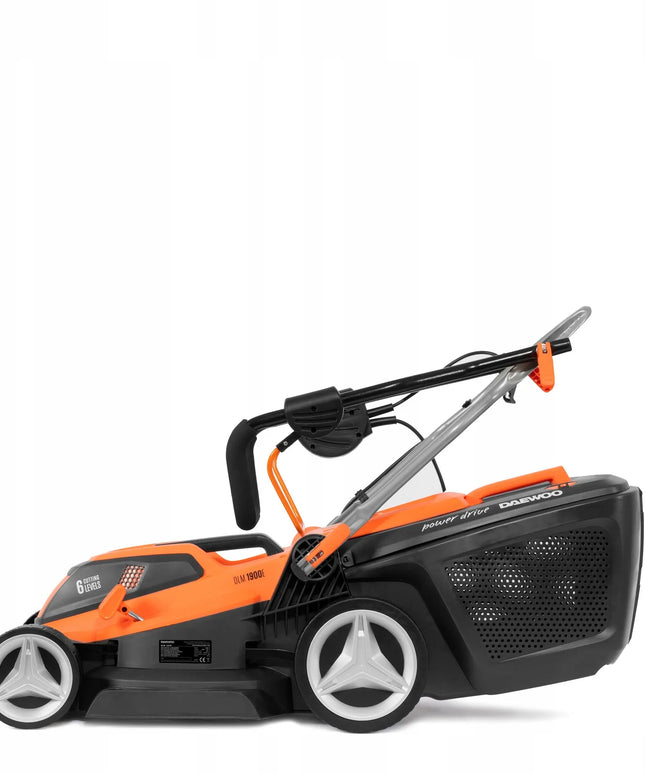 Elektrinė vejapjovė DAEWOO DLM 1900E 1600 W, 38 cm, 45 l žolės surinkimo krepšys ABS