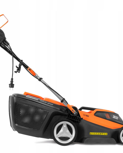 Elektrinė vejapjovė DAEWOO DLM 1900E 1600 W, 38 cm, 45 l žolės surinkimo krepšys ABS