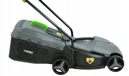 Elektrinė vejapjovė NAC 1000 W, 32 l, 32 cm, NAC LE10-32-PB-YE