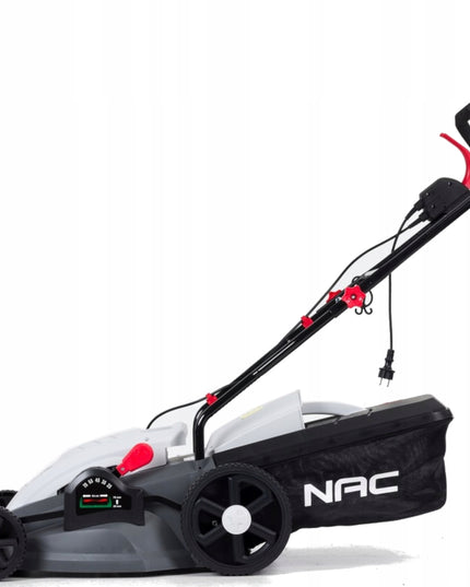 Elektrinė vejapjovė NAC 1800 W, 42 cm, su 50 l krepšiu ir reguliavimu
