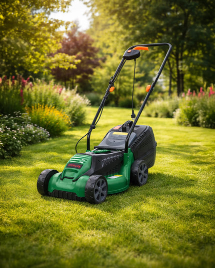 Elektrinė vejapjovė Real Garden 1600W, 32 cm, 30L krepšys