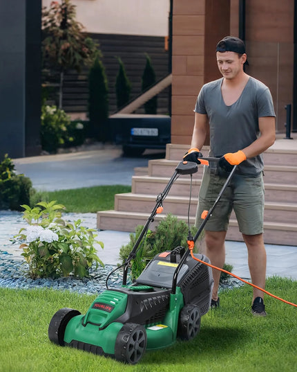Elektrinė vejapjovė Real Garden 1600W, 32 cm, 30L krepšys