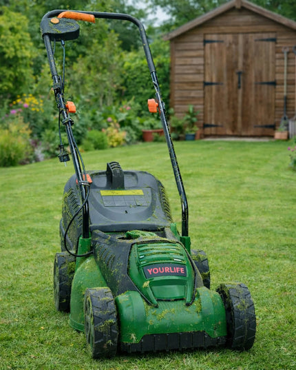 Elektrinė vejapjovė Real Garden 1600W, 32 cm, 30L krepšys