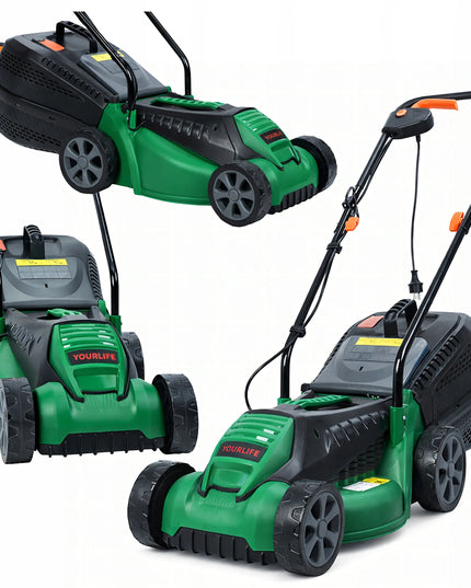 Elektrinė vejapjovė Real Garden 1600W, 32 cm, 30L krepšys