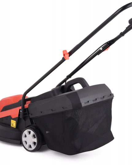 Elektrinė žoliapjovė Yato 1300 W, pjovimo plotis 33 cm, krepšys 30 L
