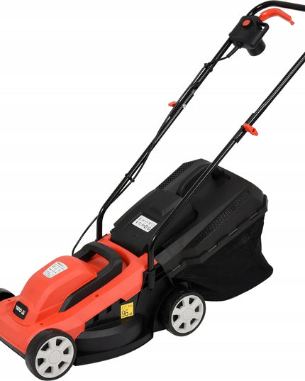 Elektrinė žoliapjovė Yato 1300 W, pjovimo plotis 33 cm, krepšys 30 L
