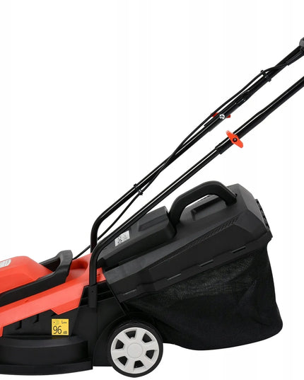 Elektrinė žoliapjovė Yato 1300 W, pjovimo plotis 33 cm, krepšys 30 L