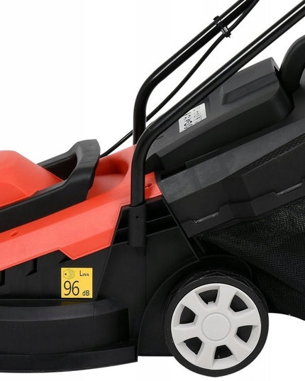 Elektrinė žoliapjovė Yato 1300 W, pjovimo plotis 33 cm, krepšys 30 L