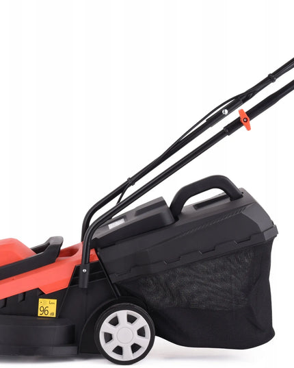 Elektrinė žoliapjovė Yato 1300 W, pjovimo plotis 33 cm, krepšys 30 L