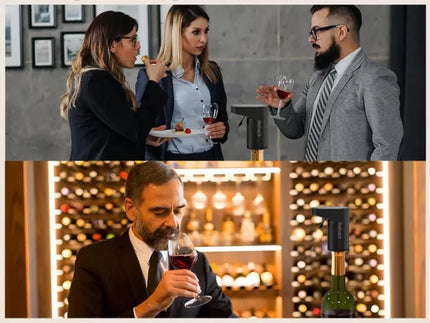 Elektrinis automatinis alkoholio, vyno ir viskio dozatorius su aeratoriumi