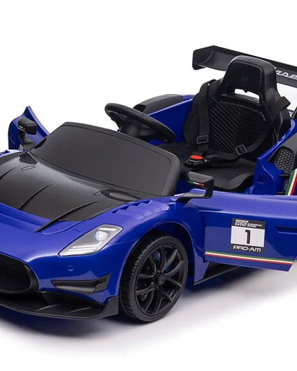 Elektrinis automobilis Maserati MC20 GT2 mėlynas