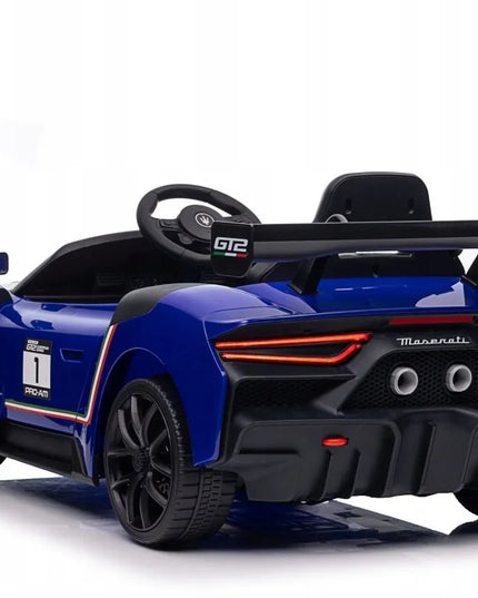 Elektrinis automobilis Maserati MC20 GT2 mėlynas