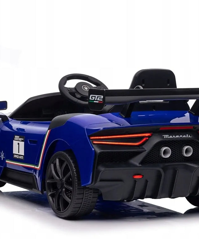 Elektrinis automobilis Maserati MC20 GT2 mėlynas