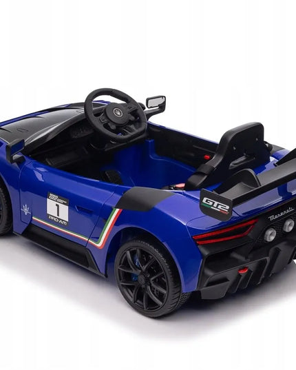 Elektrinis automobilis Maserati MC20 GT2 mėlynas